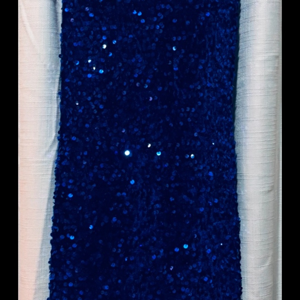 Blue Sequin mini dress!